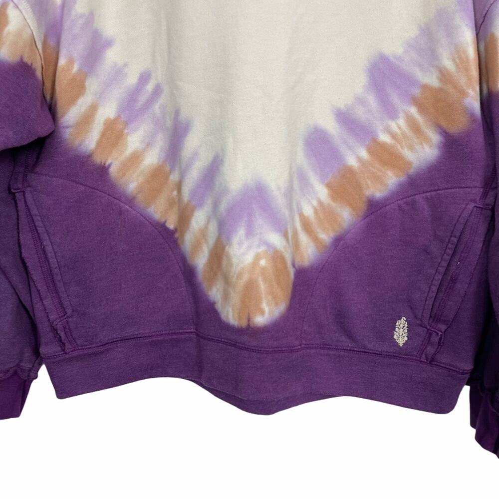 Free People Ombre Metti Tie Dye Sweatshirt Size XS NEW - Picture 4 of 12